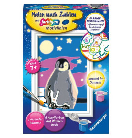Ravensburger 28775 Malen nach Zahlen Kleiner Pinguin