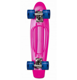 NoRules Skateboard fun, pink mit Leuchtrollen