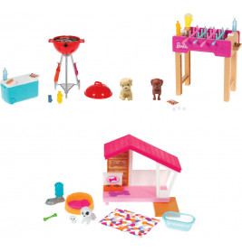 Mattel GRG75 Barbie Mini Spielset mit Tier, sortiert
