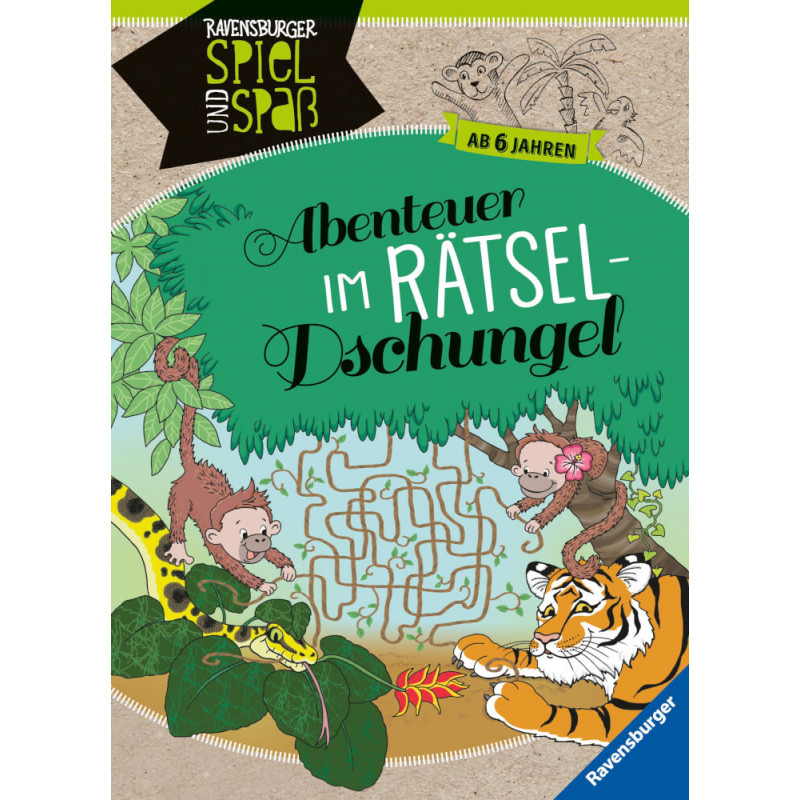 Ravensburger 41624 Abenteuer im Rätsel-Dschungel