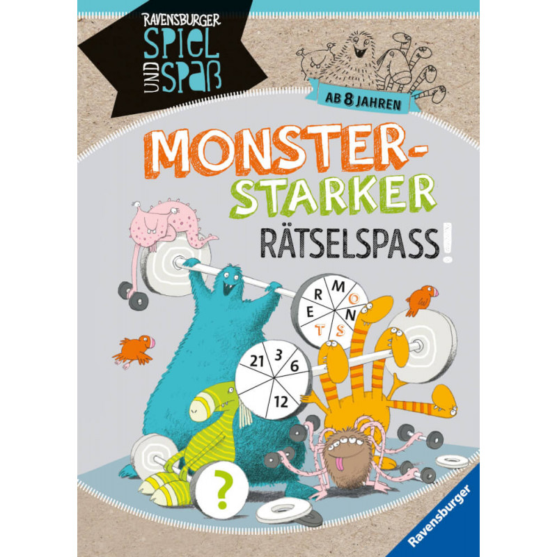 Ravensburger 41625 Monsterstarker Rätsel-Spaß