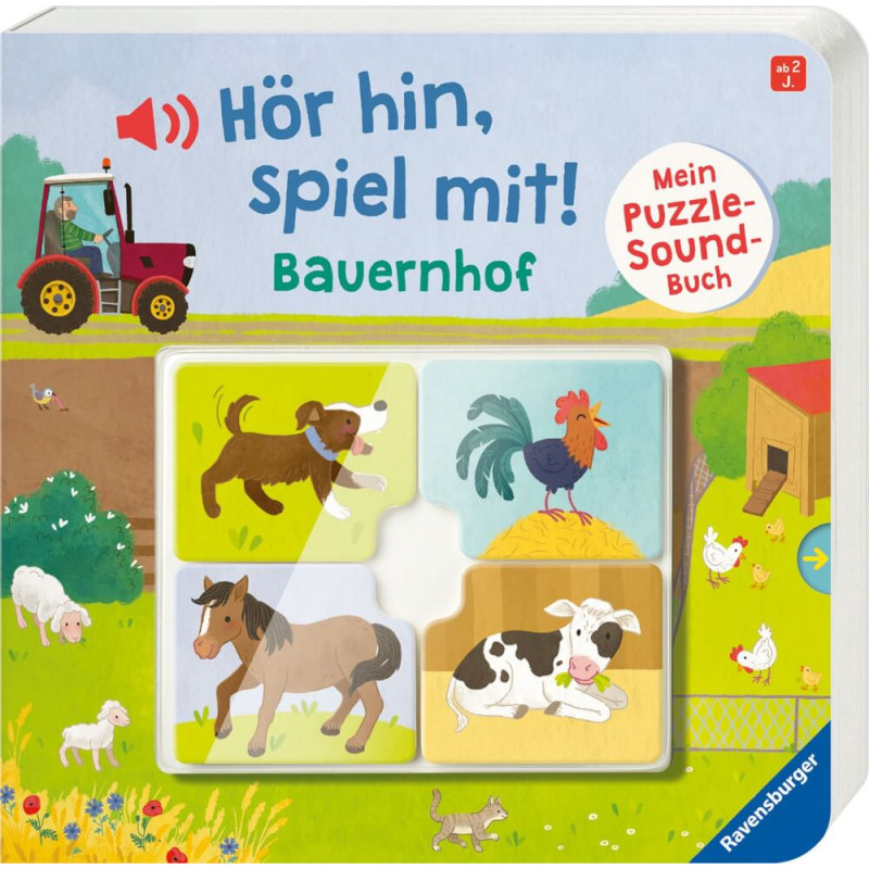 Ravensburger 43991 Mein Puzzle-Soundbuch: Bauernhof