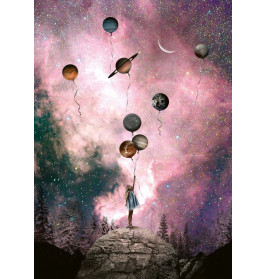 Schmidt Spiele 59903 Puzzle 1000 N.Einat Planet Sehnsucht