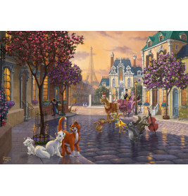 Schmidt Spiele 59690 Puzzle 1000T Disney, The Aristocats