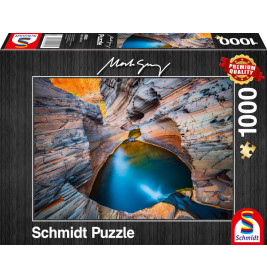Schmidt Spiele 59922 Puzzle 1000 M.Gray Indigo