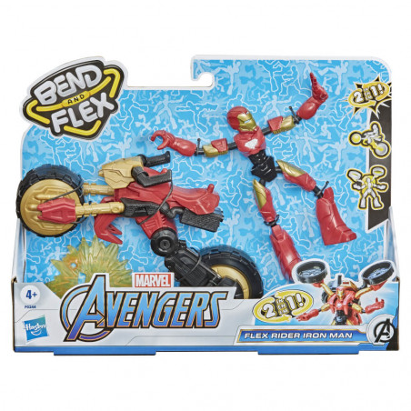 Hasbro F02445L0 Avengers Bend & Flex Rider Iron Man