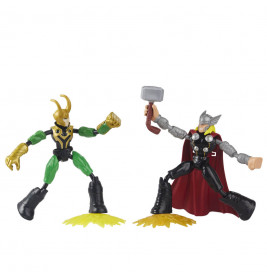 Hasbro F02455L0 Avengers Bend and Flex Thor gegen Loki