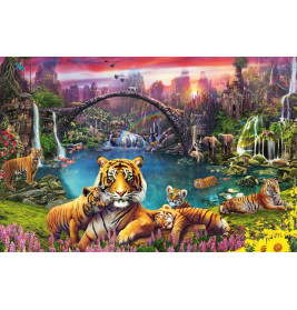 Ravensburger 16719 Puzzle Tiger in paradiesischer Lagune  3000 Teile