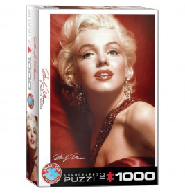 Puzzle Marilyn Monroe Red Portrait