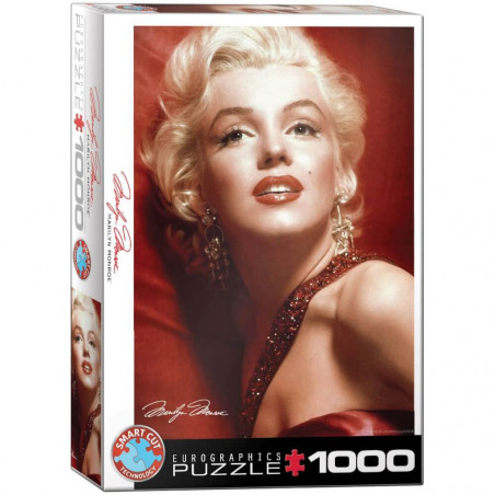 Puzzle Marilyn Monroe Red Portrait