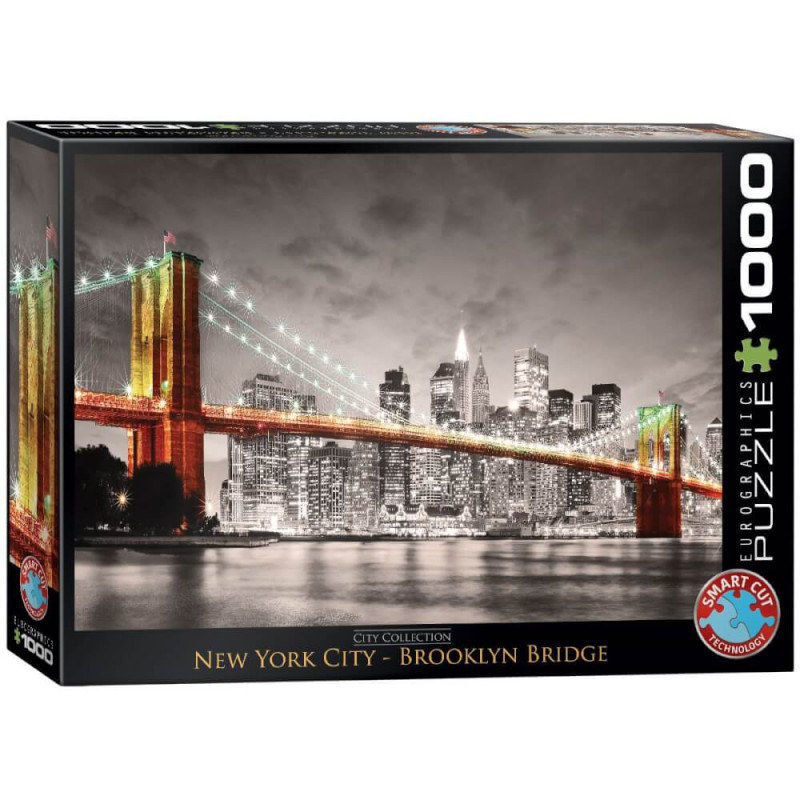 EuroGraphics Puzzle New York City Brooklyn Bridge 1000 Teile