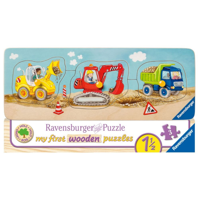 Ravensburger 03066 Puzzle Die kleine Baustelle 5 Teile