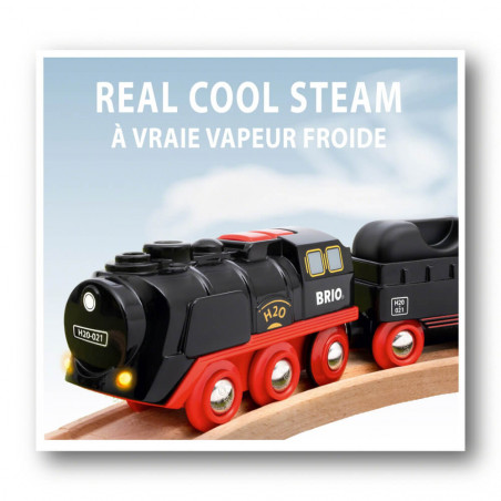 BRIO 63388400 Batterie-Dampflok mit Wassertank