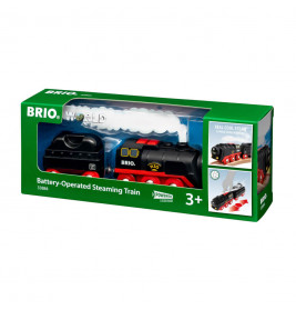 BRIO 63388400 Batterie-Dampflok mit Wassertank