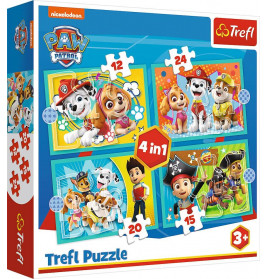 4 in 1 Puzzle  Paw Patrol