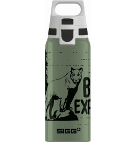 SIGG BRAVE MOUNTAIN 0.6 L Trinkflasche ALU mit WMB ONE TOP, BPA frei, Auslaufsicher, Co tauglich