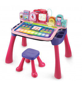 5-in-1 Magischer Schreibtisch pink