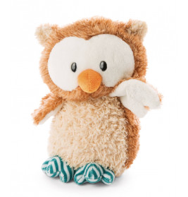 Baby-Eule Owlino 22cm mit Gelenk,Kopf drehbar