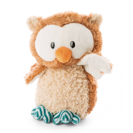 Baby-Eule Owlino 22cm mit Gelenk,Kopf drehbar