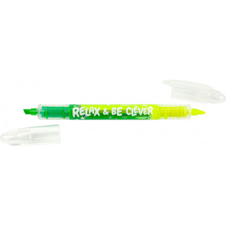 RELAX & BE CLEVER Duo-Liquid- Highlighter, 4-fach sortiert