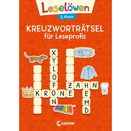 Kreuzworträtsel für Leseprofis, 2. Klasse