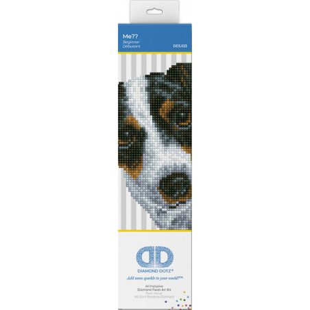 DIAMOND DOTZ Hund 23x23 cm