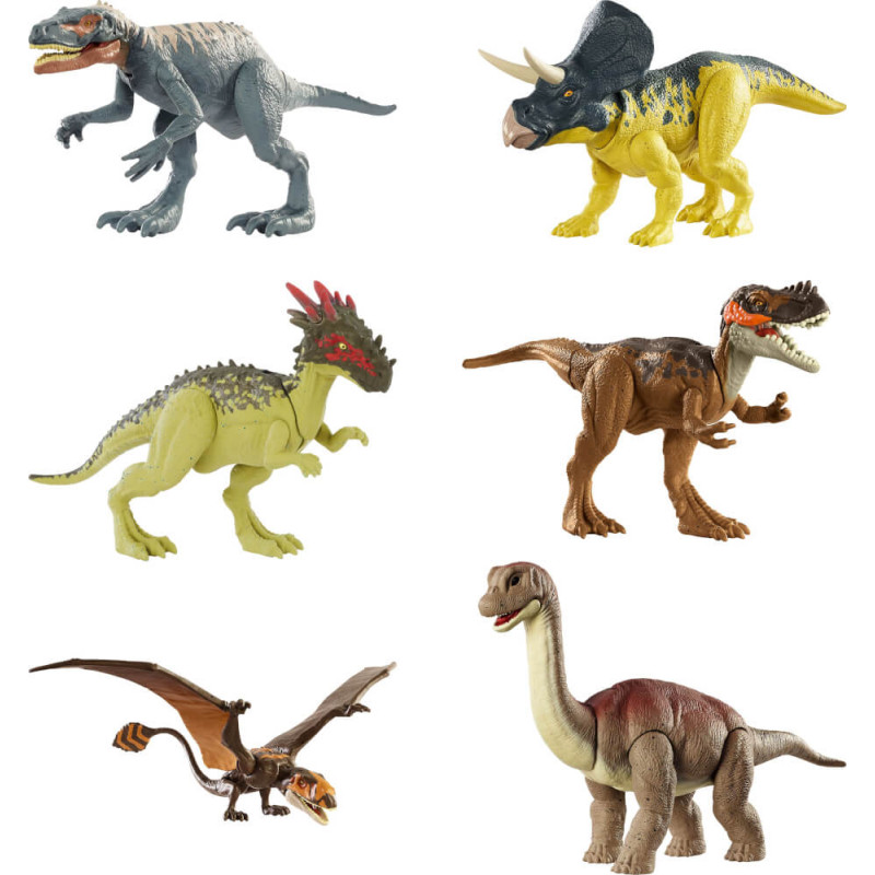 Mattel GWC93 Jurassic World Wild Pack Dinosaurier, sortiert