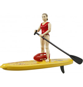 Bruder 62785 bworld Life Guard mit Stand Up Paddle