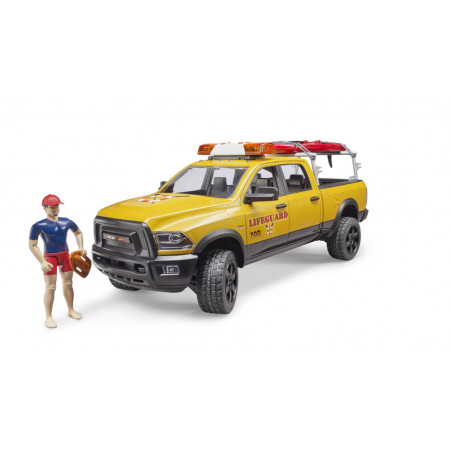 Bruder 02506 RAM 2500 Power Wagon LifeGuard mit Figur