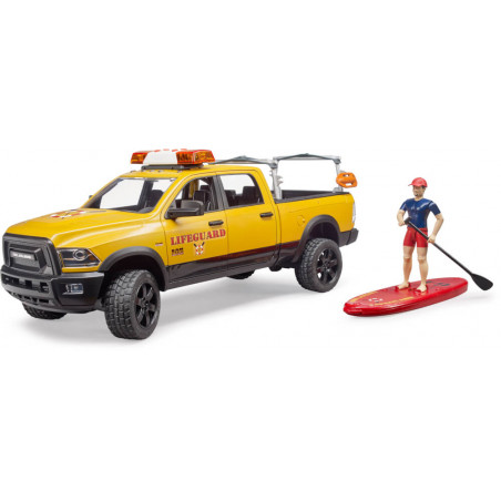 Bruder 02506 RAM 2500 Power Wagon LifeGuard mit Figur