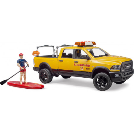 Bruder 02506 RAM 2500 Power Wagon LifeGuard mit Figur