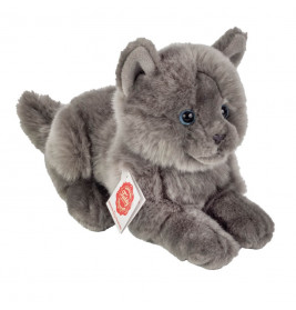 Teddy Hermann Kartäuser Katze liegend, 20 cm