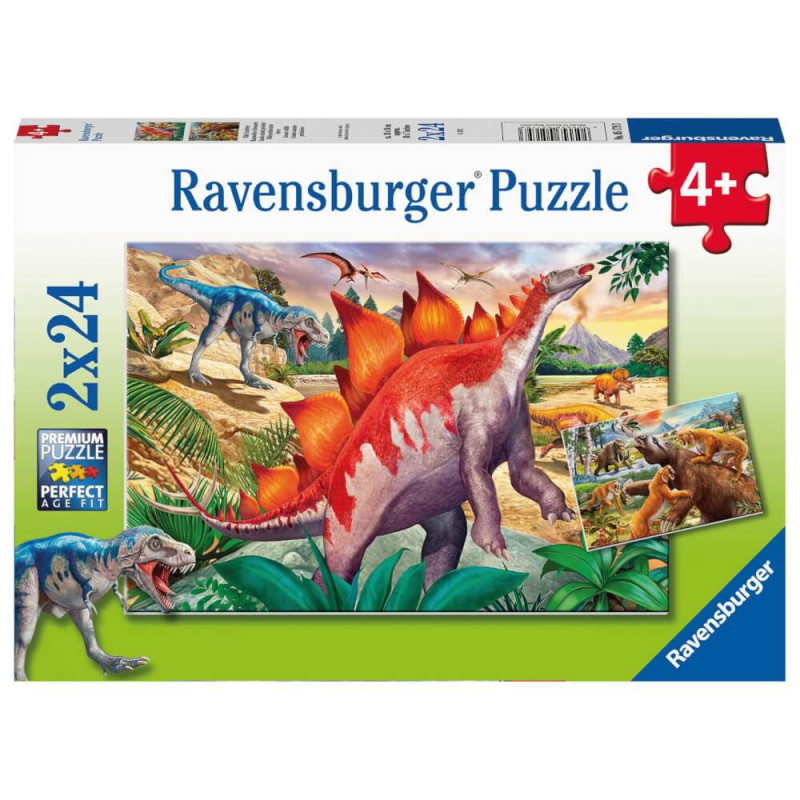 Puzzle Wilde Urzeittiere