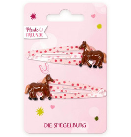 Haarclips Pferdefreunde, sortiert