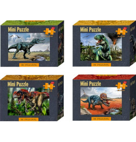 Mini-Puzzles T-Rex World 54 Teile, sortiert