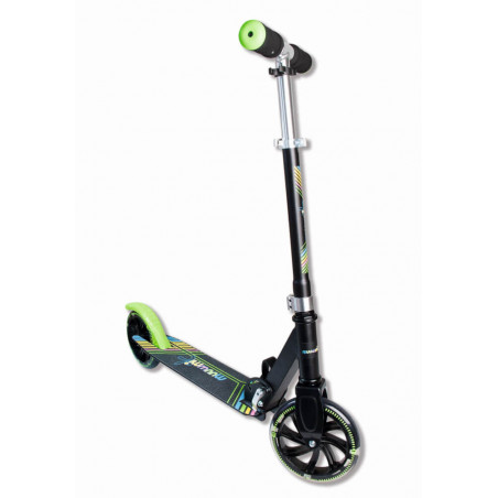 muuwmi Aluminium Scooter Neon 180 mm, mit Leuchtrollen