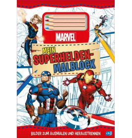 MARVEL Mein Superhelden-Malblock