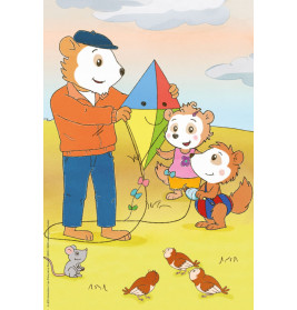 Schmidt Spiele 56415 Puzzle Bobo Siebenschläfer Auf ins Abenteuer 3x48 Teile