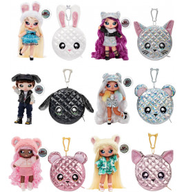 Na! Na! Na! Surprise 2-in-1 Pom Doll Metallic Series 1 Asst in PDQ