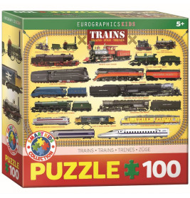 Puzzle Trains 100 Teile