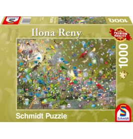 Schmidt Spiele 59948 Puzzle Ilona Reny Im Dschungel der Papageien 1000 Teile