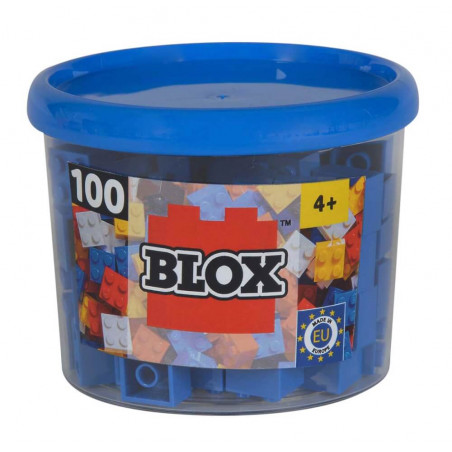 Blox 100 blaue 4er Steine in Dose