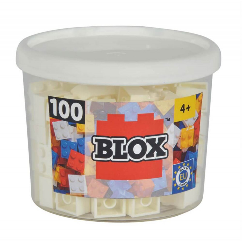 Blox 100 weiße 4er Steine in Dose