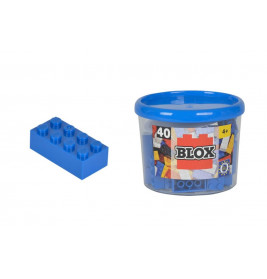 Blox 40 blaue 8er Steine in Dose