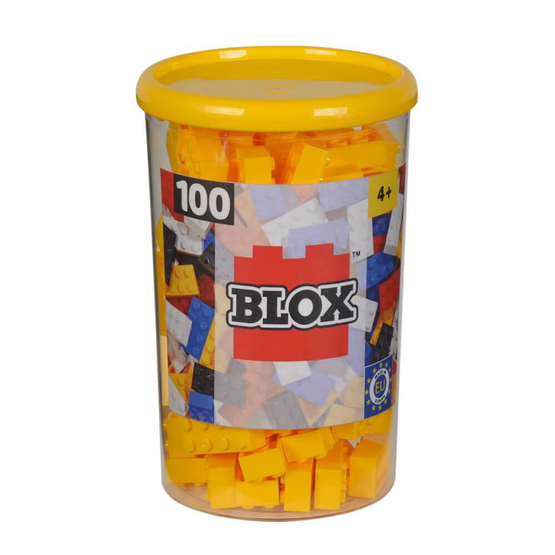 Blox 100 gelbe 8er Steine in Dose