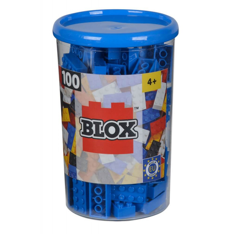 Blox 100 blaue 8er Steine in Dose