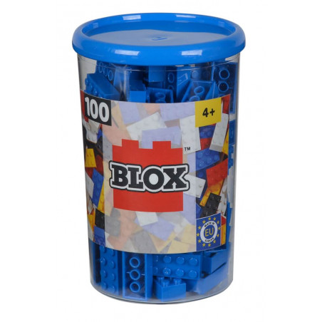 Blox 100 blaue 8er Steine in Dose