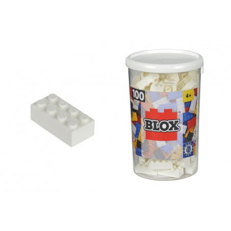 Blox 100 weiße 8er Steine in Dose