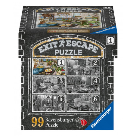 Ravensburger 16877 Puzzle EXIT Im Gutshaus Küche 99 Teile