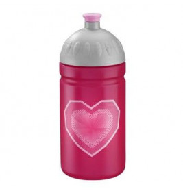 Trinkflasche Glitter Heart, Pink